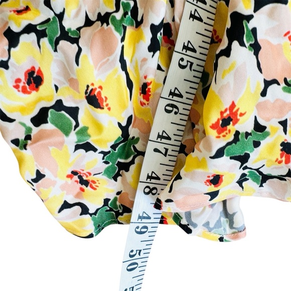 Doen yellow Floral Yellow midi Dress NEW - Picture 11 of 11